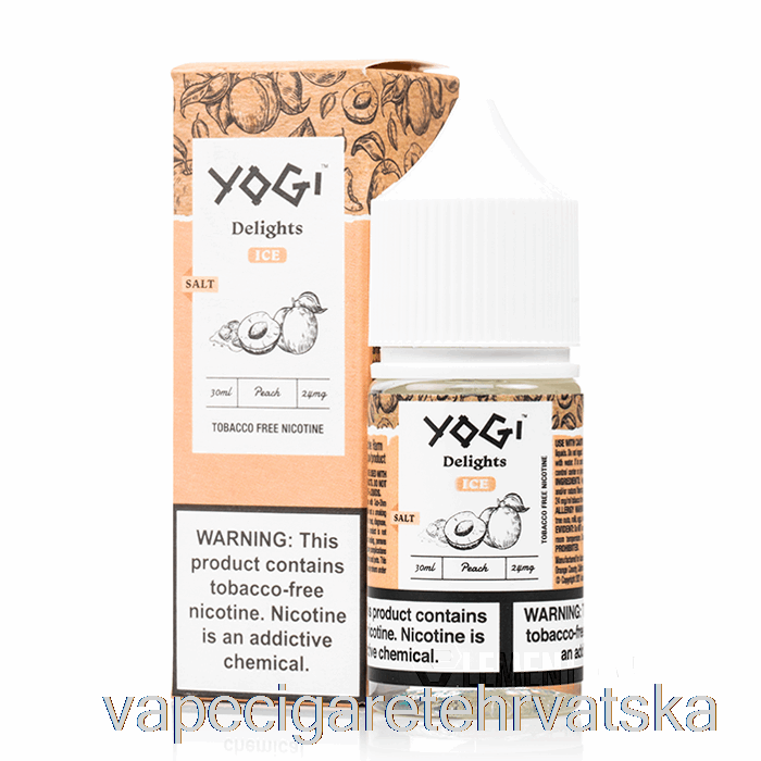 Vape Cigareta Breskva Ice Salts - Yogi Delights - 30ml 24mg